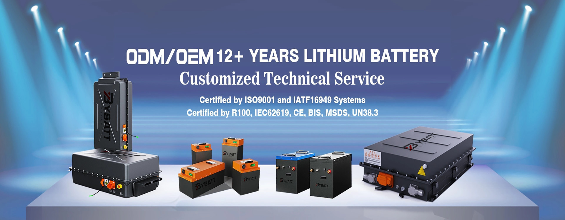 qualità Batteria di trazione al litio fabbrica