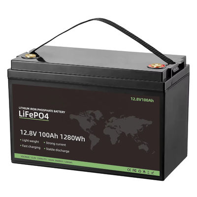 Deep Cycle Lifepo Caravan Lithium Battery Pack 12.8V 25.6V For RV