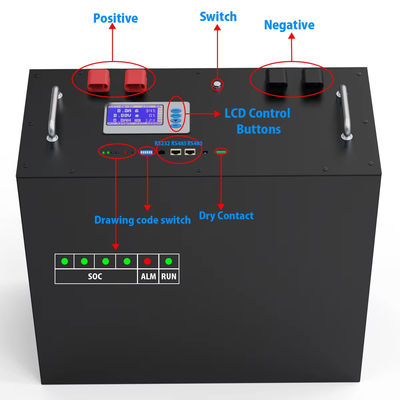Good price 48V 200Ah ATV Lithium Ion Phosphate Power Wheelchair Battery LiFePO4 Replacement online