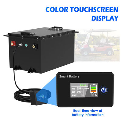 Good price Custom Golf Cart Lifepo4 Lithium RV Battery Pack 48V 51.2V 105AH 100AH 5KWH online