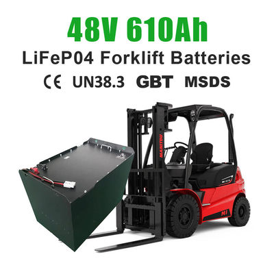 qualité Batteries de chariot élévateur au lithium à haute capacité 48V 610Ah pour plateformes de travail aérien et chargeurs de roues de camions électriques usine