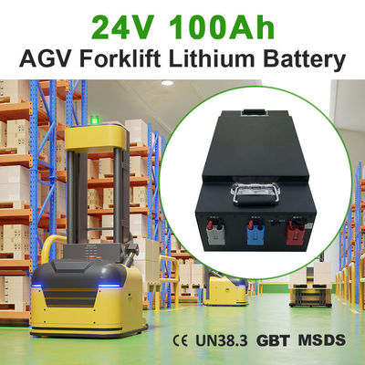 quality Customizable 24V 48V AGV Rechargeable Traction Forklift Battery Pack for Heavy-Duty Applications factory